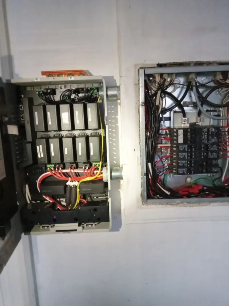Electrical panel upgrade completed for Indoor Lighting Installation in Woodinville